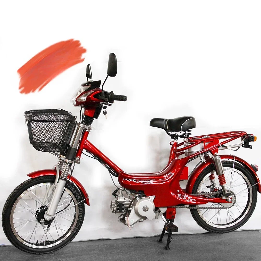 Gas electric bike with 49cc engine 20 22 24 wheels with pedals