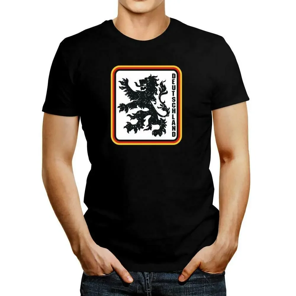 

Deutschland Germany Simple Fashion Design T-shirt Men's 100% Cotton Casual T-shirts Loose Top Size S-3XL