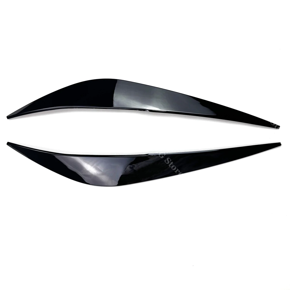 For BMW F40 118i 120d 128ti M135i 2019-2023 Front Headlight Eyebrow Eyelids Bumper Air Vent Cover Side Splitter Stickers Trim image 3
