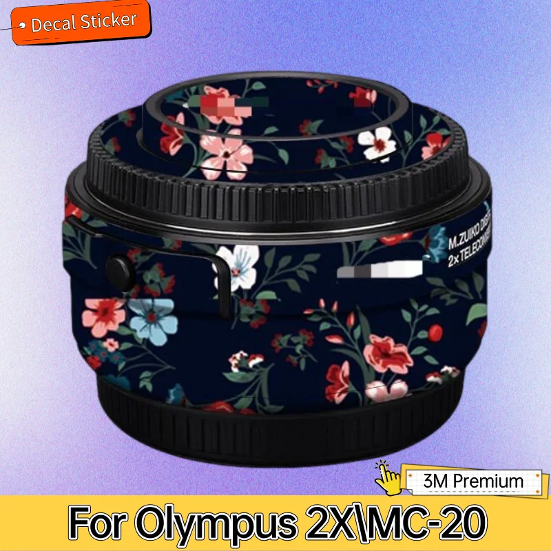 For Olympus M.Zuiko Digital 2X\MC-20 / 1.4X\MC-14 Lens Sticker Protective Skin Decal Film Anti-Scratch Coat 2X 1.4X