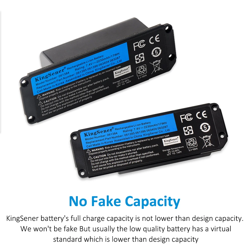 KingSener-Batterie aste pour haut-parleur Bluetooth BOSE SoundLink Mini I, 061384 V, 17WH, 061385, 061386, 063404, 063287, 7.4