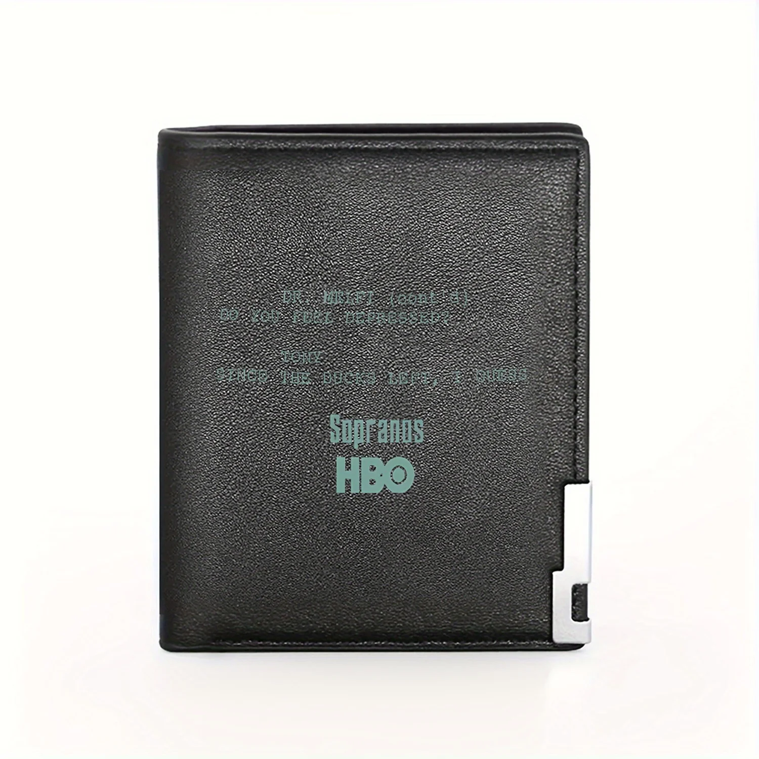 

Sopranos HBO TV Show Quote Dr. Melfi Tony Depression Ducks Business Mens Casual Elegant Simple Practical Quality Wallet Stylish