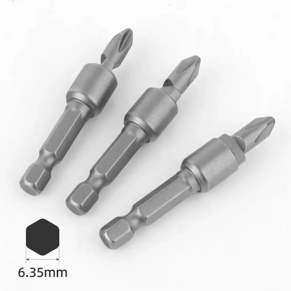 

2 PCS Workshop Tools Steel Special Batch Head Invisible Solidly Screwdriver Bit Assemble Parts a-buckle Connector Hand Drill