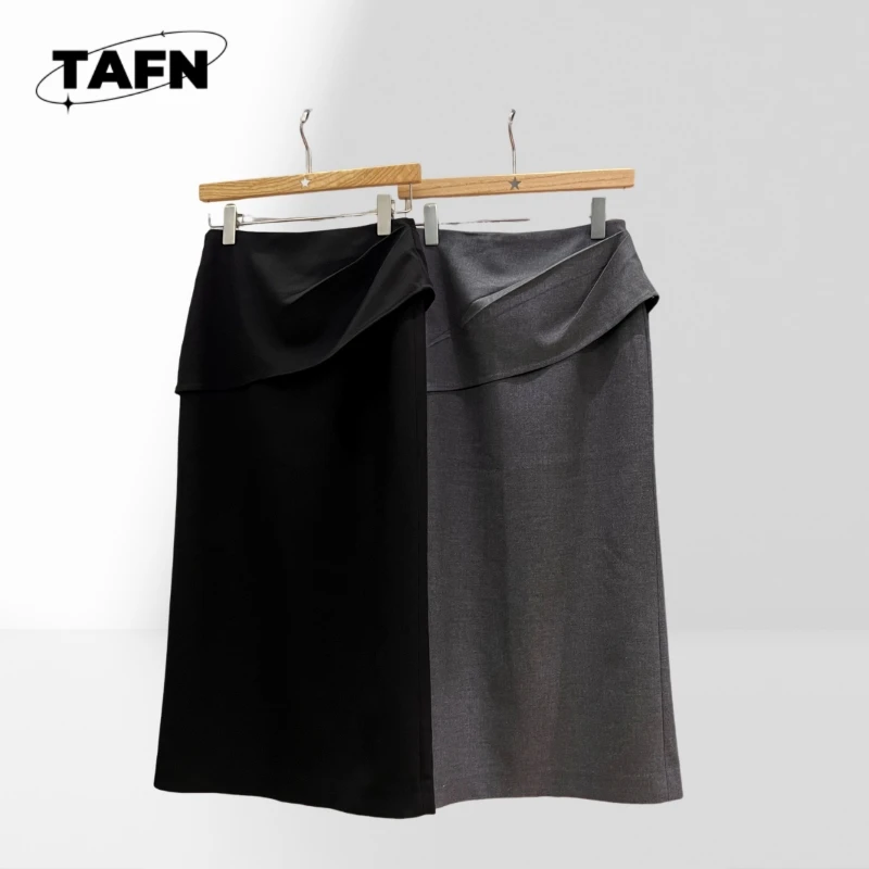 

Однотонная мини-юбка для женщин с высокой талией, удобная повседневная одежда, мягкая летняя юбка-миди для женщин, удобный дизайн трапециевидной формы AH1004