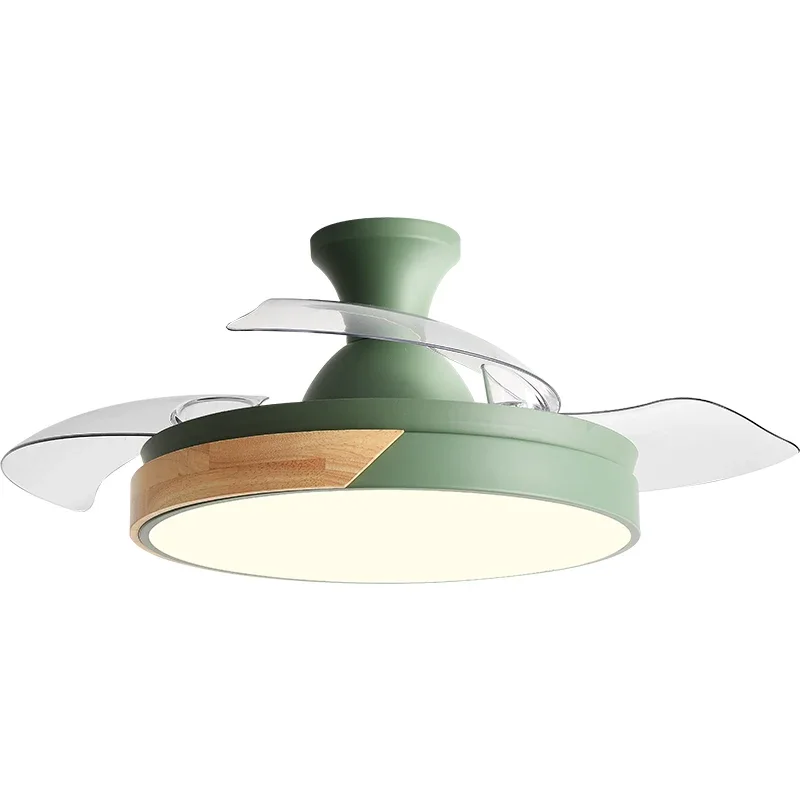

Ceiling fan light new invisible ceiling fan light dining room living room bedroom frequency conversion live fan chandelier