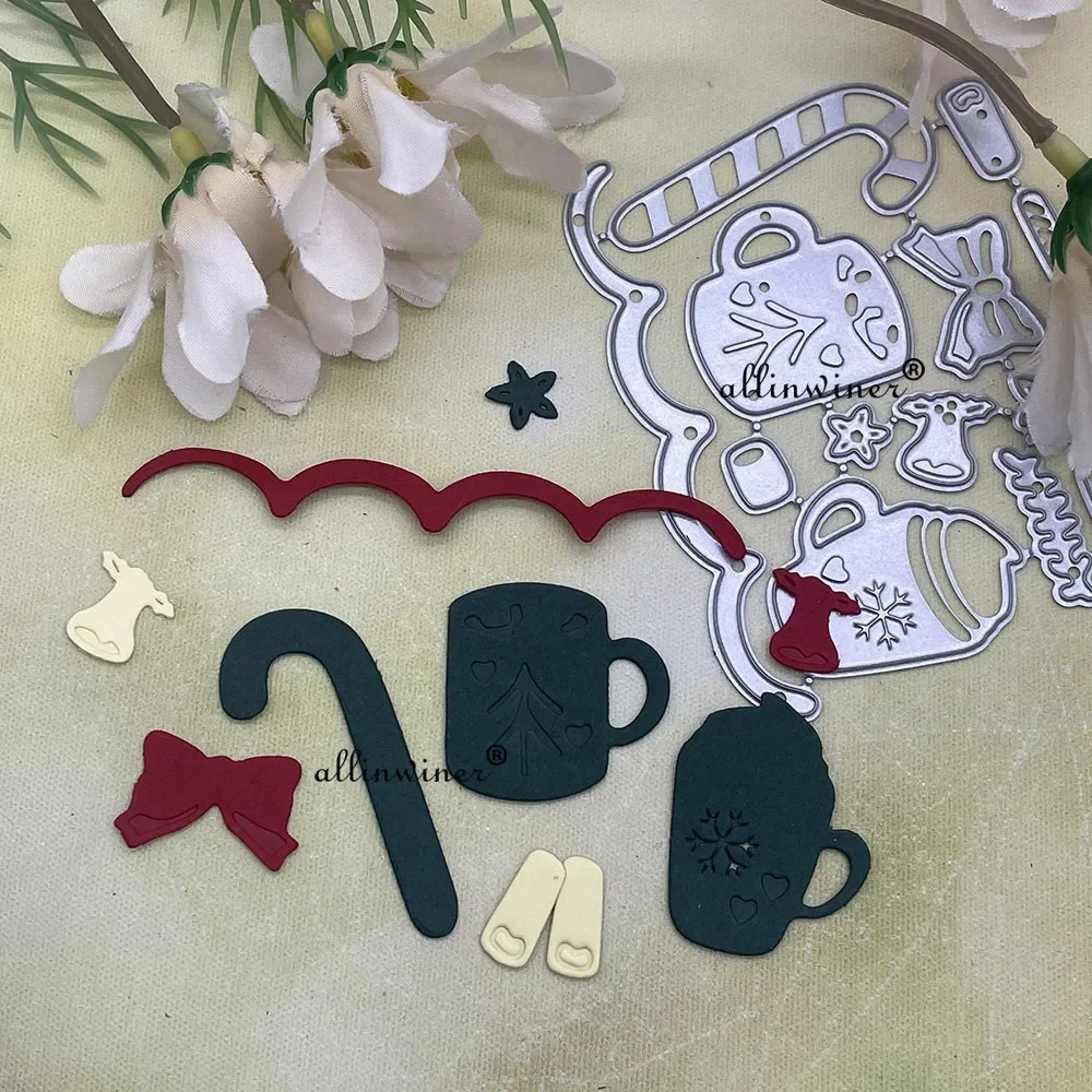 

Christmas Series Decoration Metal Cutting Dies Stencils For DIY Scrapbooking Decorative Embossing Handcraft Die Cutting Template