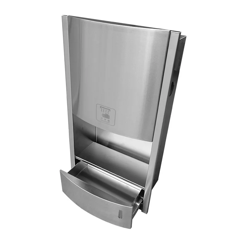 

2-in-1 concealed stainless steel bathroom embedded with trash can integrated box