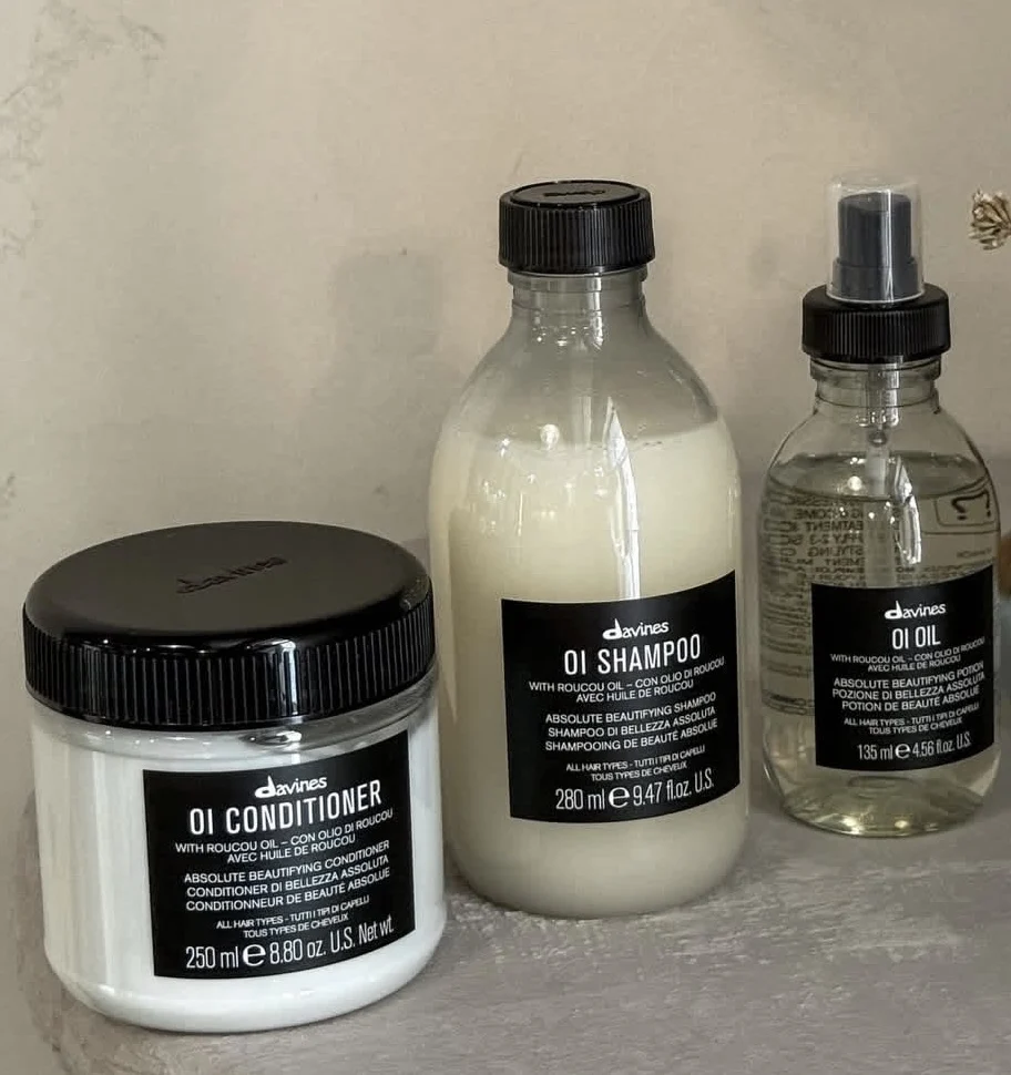 Davines OI Hair Shampoo Conditioner Series Set Hair Care Essential OI Roucou Oil Nourishing Repair Soft Healthy Hair Scalp Milk view 2