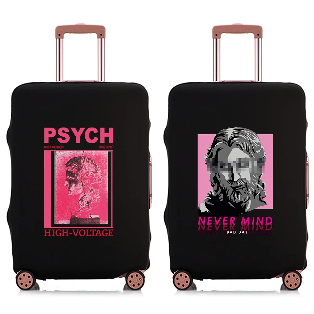 

Новый скульптурный узор, портативный модный защитный чехол для багажа, чехол на тележке, все необходимое для отдыха на открытом воздухе, чехлы для багажа 18-32 дюймов