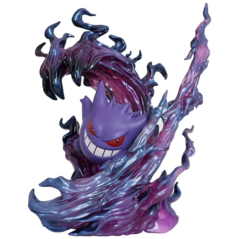 19Cm Anime Pokemon Gengar Battle Ver. Pvc Actie Figuur Spel Standbeeld Verzamelmodel Kinderen Speelgoed Pop Geschenken