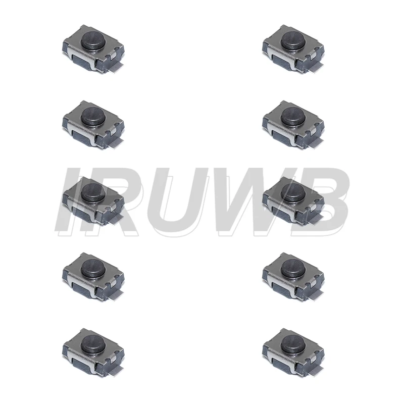100PCS 3 * 4 * 2 mm 3*4*2.0 2P Button Two Foot Feet 2Pin SMD Patch Tact Switch Vertical Push-Button Switch Micro