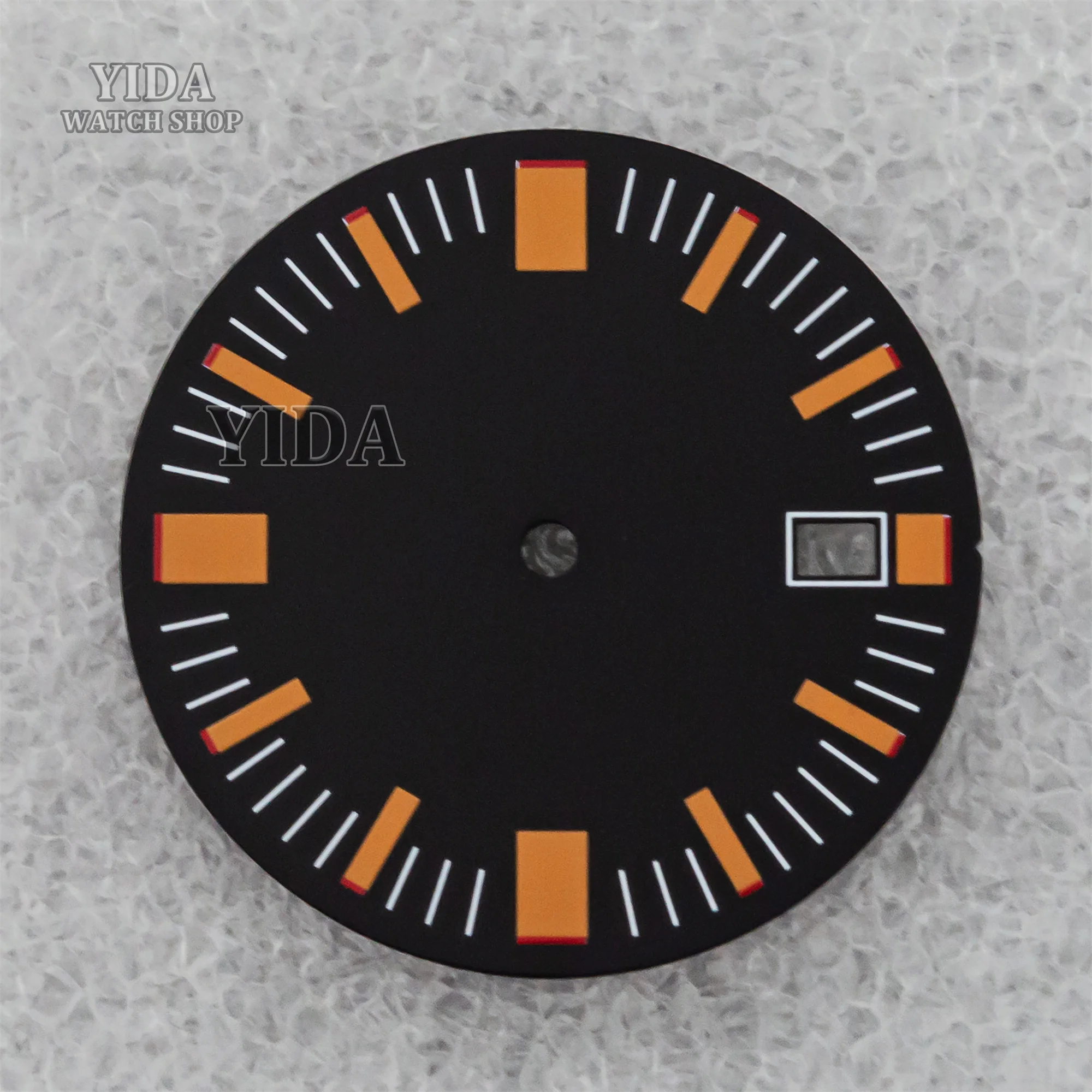 

NH35 Dial 32mm Watch Dial Green Luminous Face With Date for Fifty Fathoms fit NH35 NH36 Movement Mod Watch Parts Repair Tools