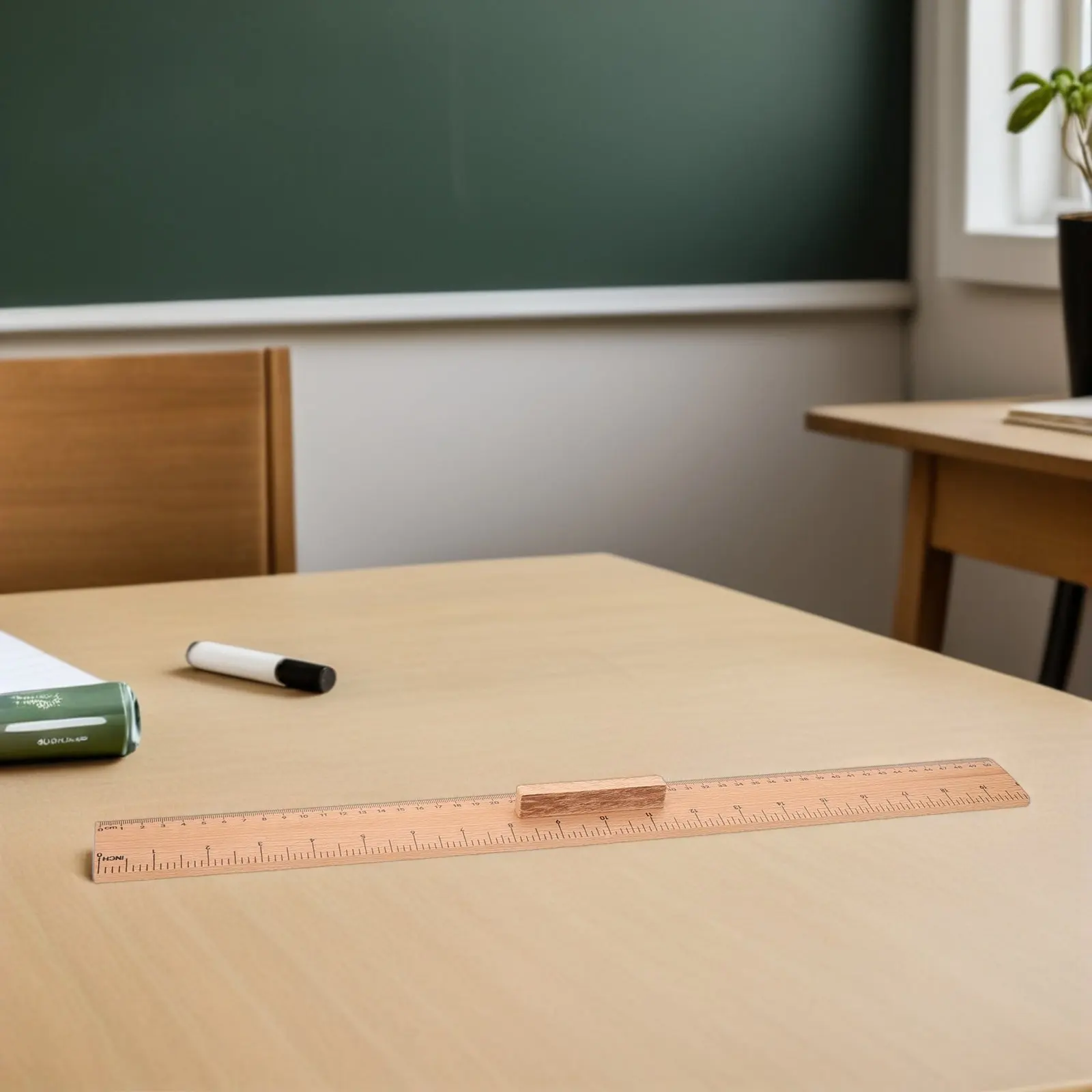 2pcs-straight-wooden-triangle-ruler-measuring-tool-teacher-student-drawing-tailor-craft-wood-classroom-supplies