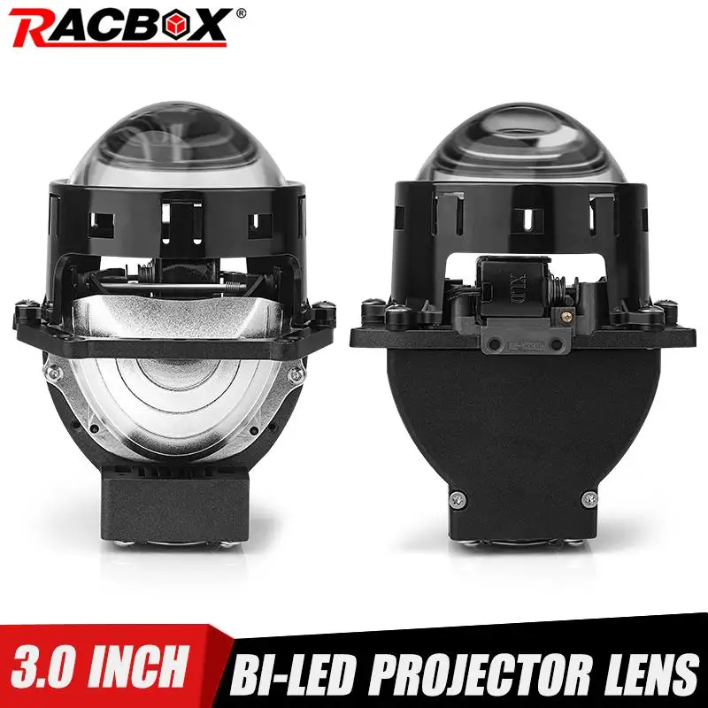 

100W Bi LED Headlight Projector Lens 3.0 Inch High Low Beam Head Light 6000K White For Hella G3 G5 P20 Lenses Car Retrofit Lamp