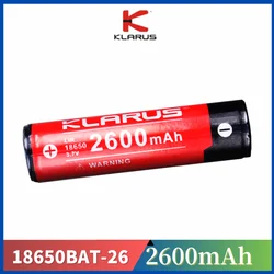 KLARUS BAT-26 Battery 5A  2600mAh  18650Li-ion Battery