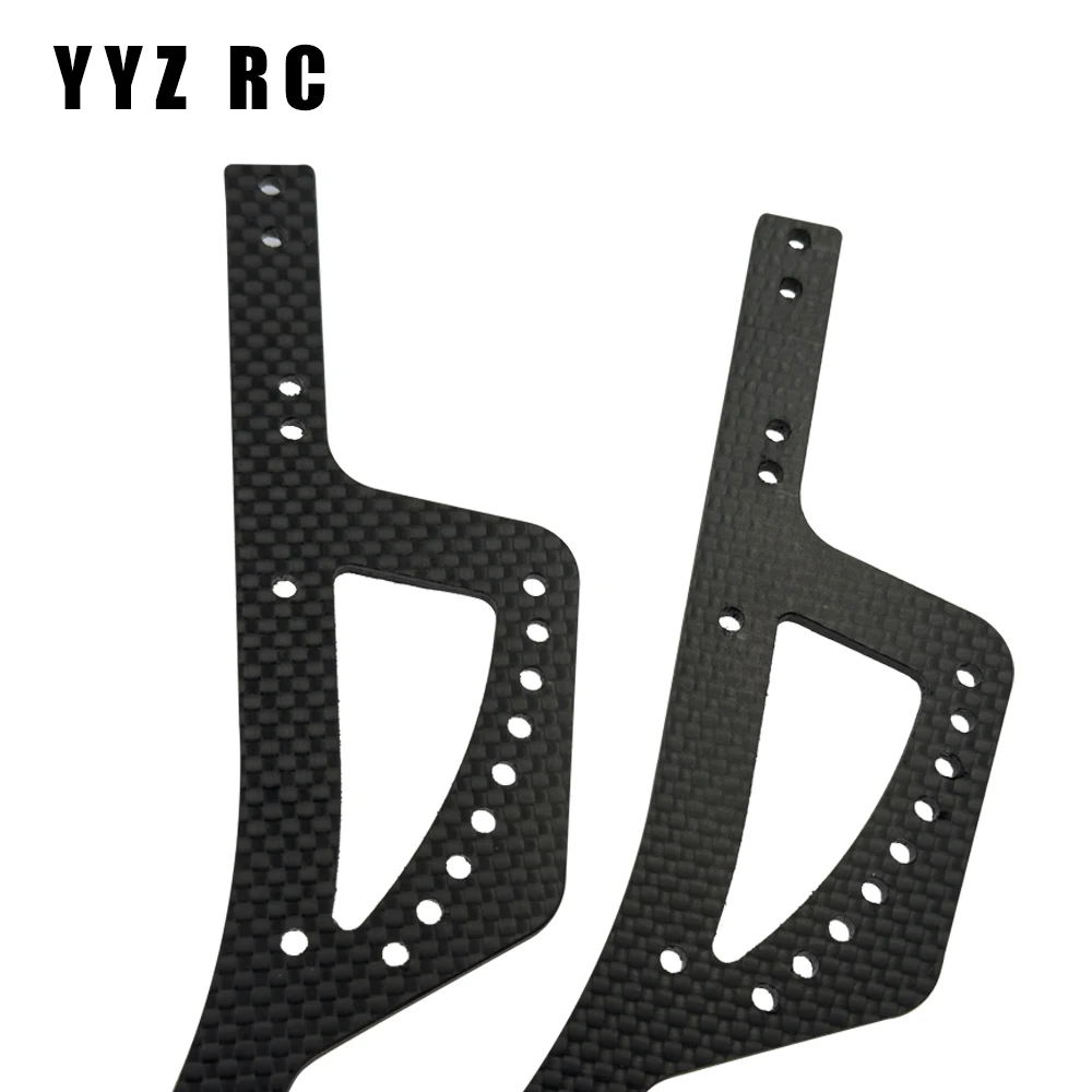 Carbon Fiber Chassis Side Plates Metal For Axial Scx10 Pro Upgrade Parts Remote Control Rc Crawler Car Accessories 1/10 Scale