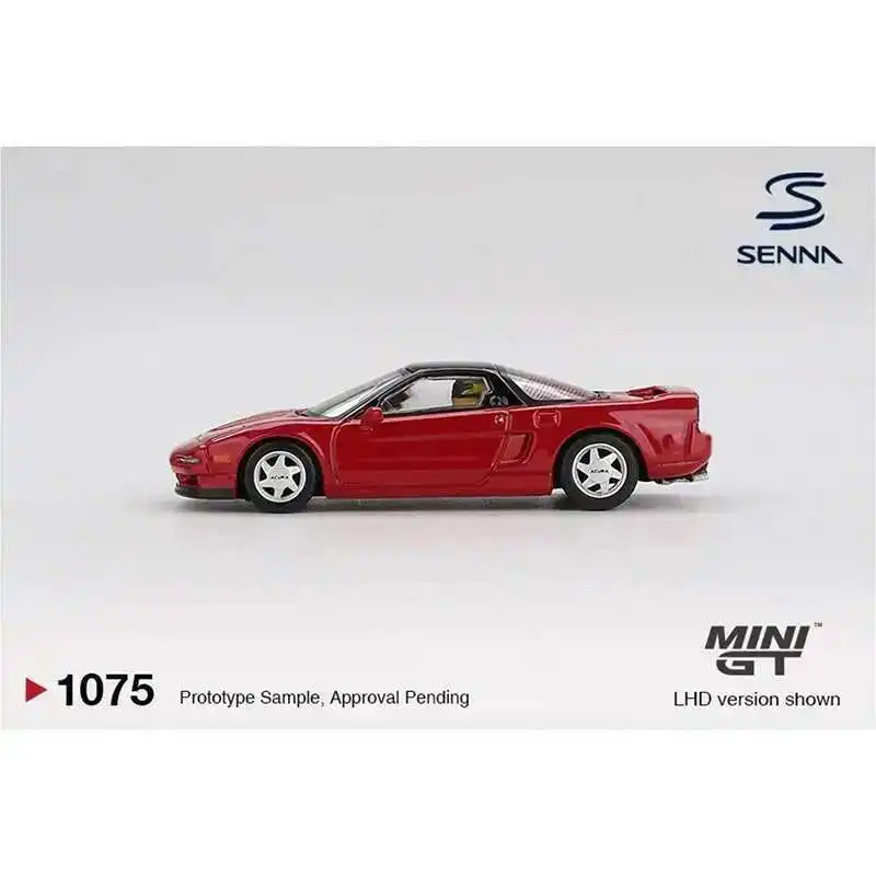 Pré-venda minigt 1074 1:64 honda nsx protótipo médio esportes 1989 diecast modelo de carro coleção brinquedos