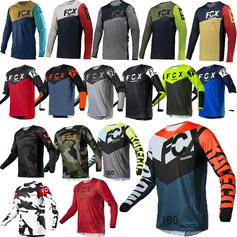 2025 Enduro MTB Cycling Sleeve Cycling Jersey Downhill Shirt Camiseta Motocross T-shirt Mx Mountain Bike Clothing FCX Mtb Jersey