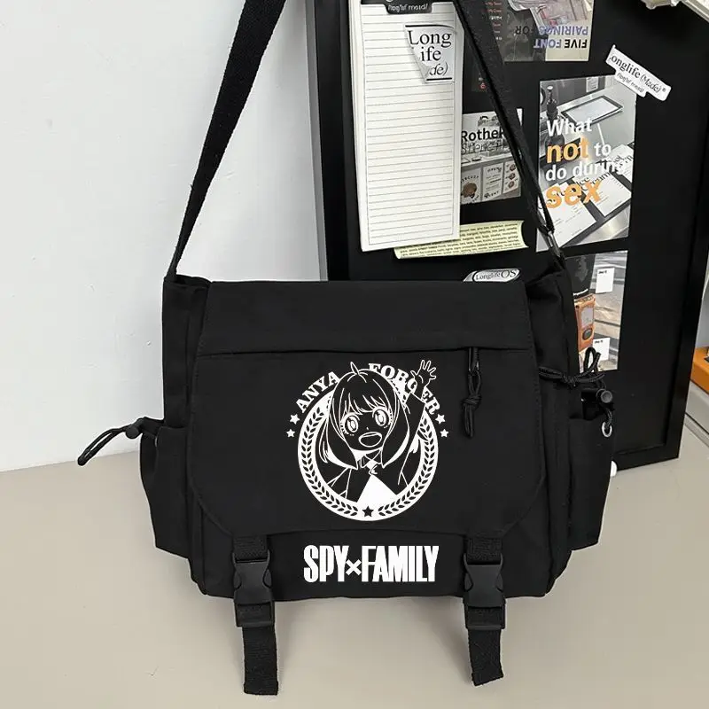 Spy X Family Aniya Anime Merchandise Two-Dimensional Crossbody Single Shoulder Backpack Workwear Motorcycle Messenger Bag Ani