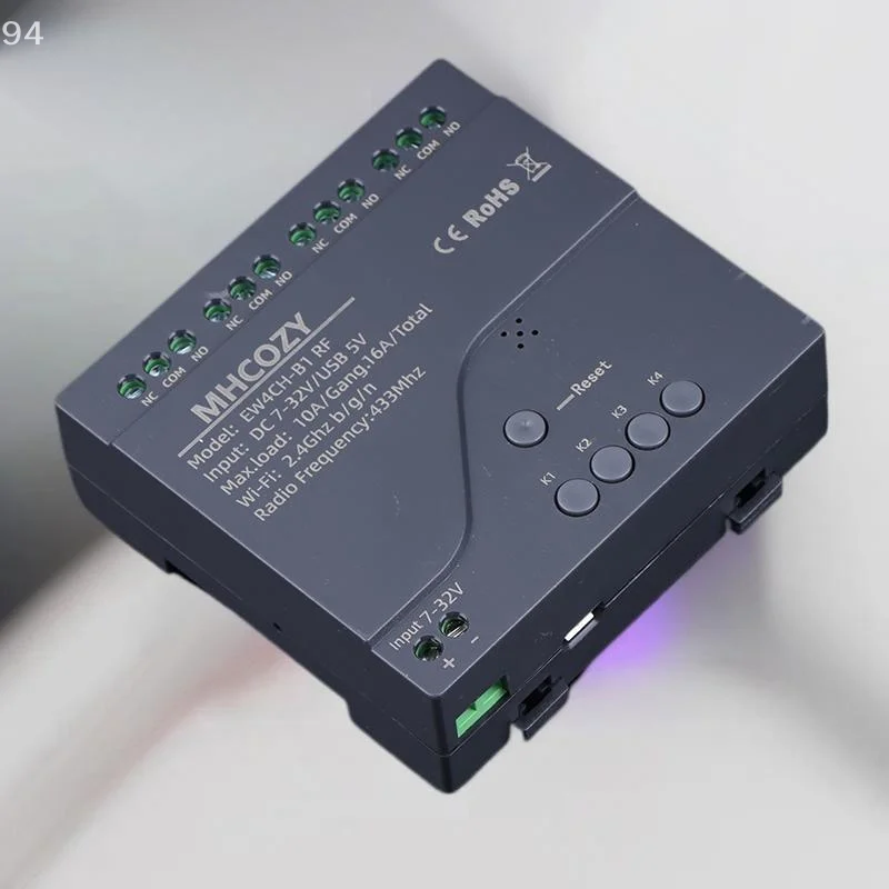 

9. Tuya 4CH Intelligent Wifi Smart Switch with Alexa & Google Home Integration, AC 220V, For Home Automation