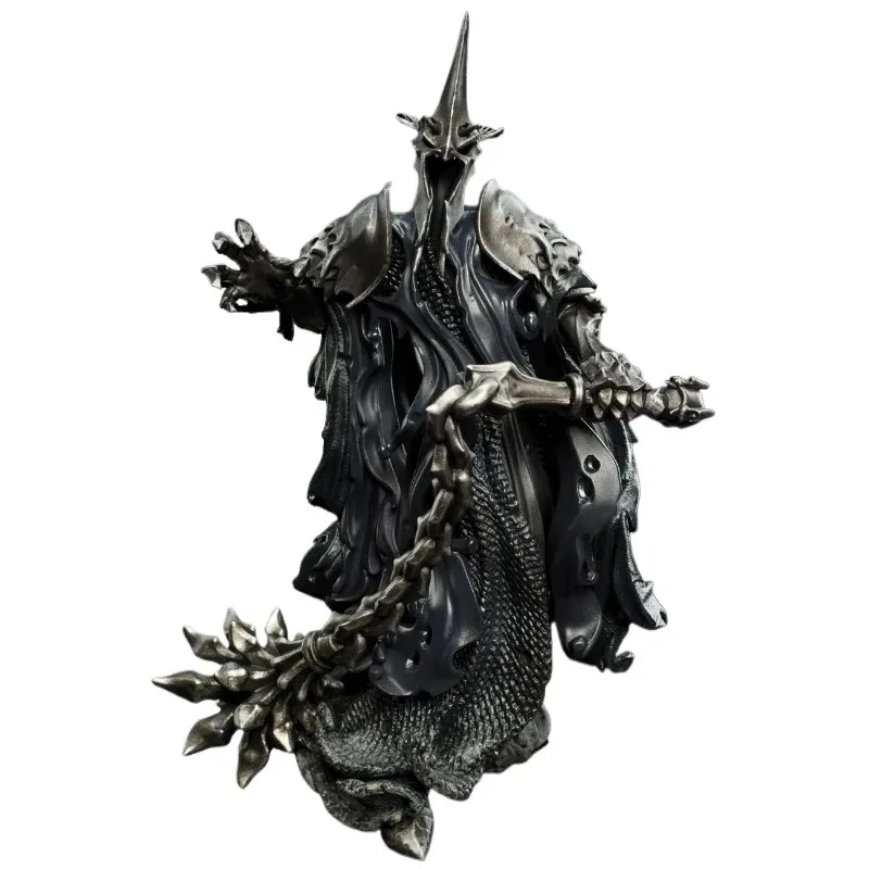 Weta Mini Epics El rey Bruja de Angmar sosteniendo Black Flail figura de acción 18 cm figura de vinilo-modelo juguete coleccionable
