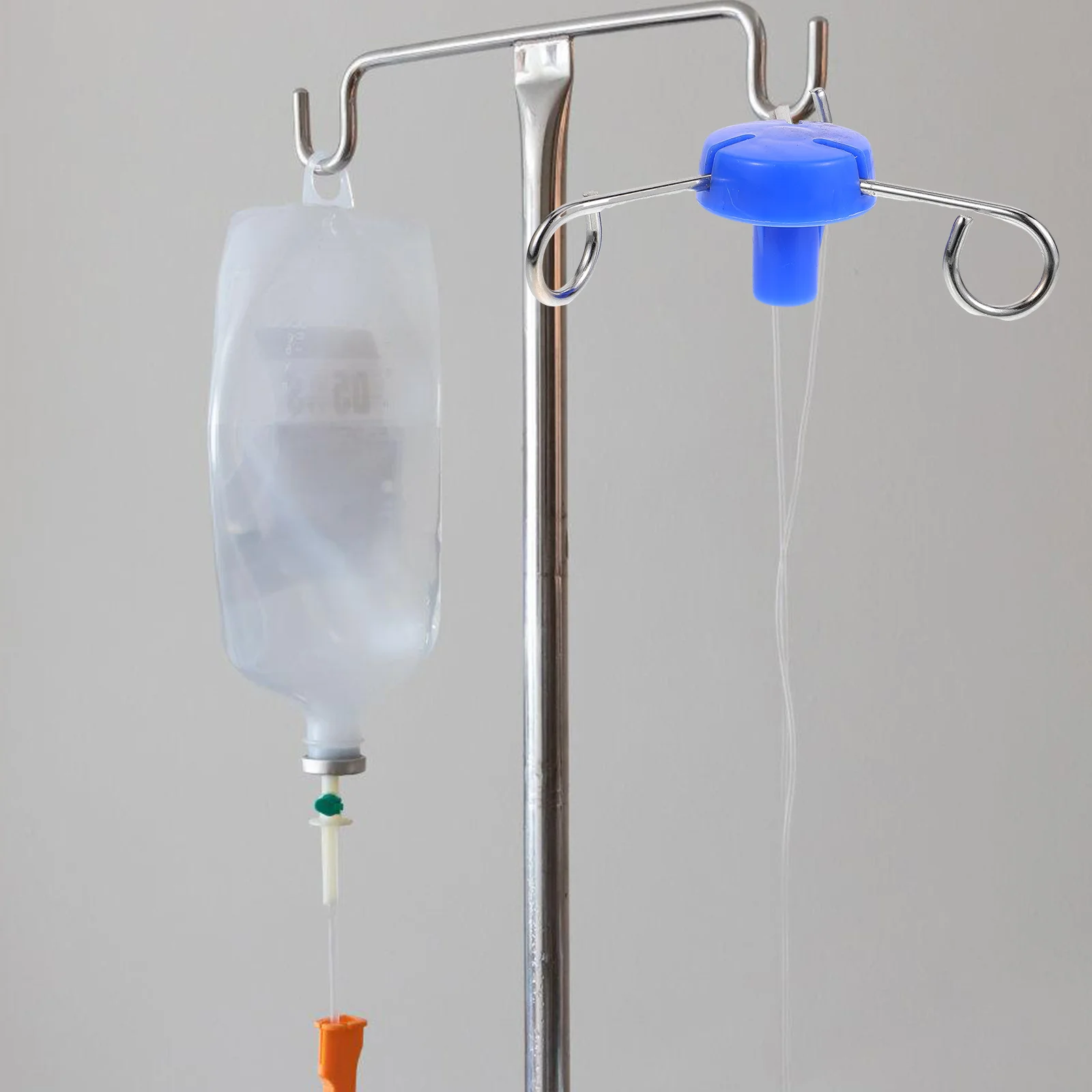 

Больничная инфузионная стойка, подвесной крючок, стальной пластик, простая инфузионная подставка для клиники, вертикальный аксессуар для удочки IV, крючок для подставки для удочки IV