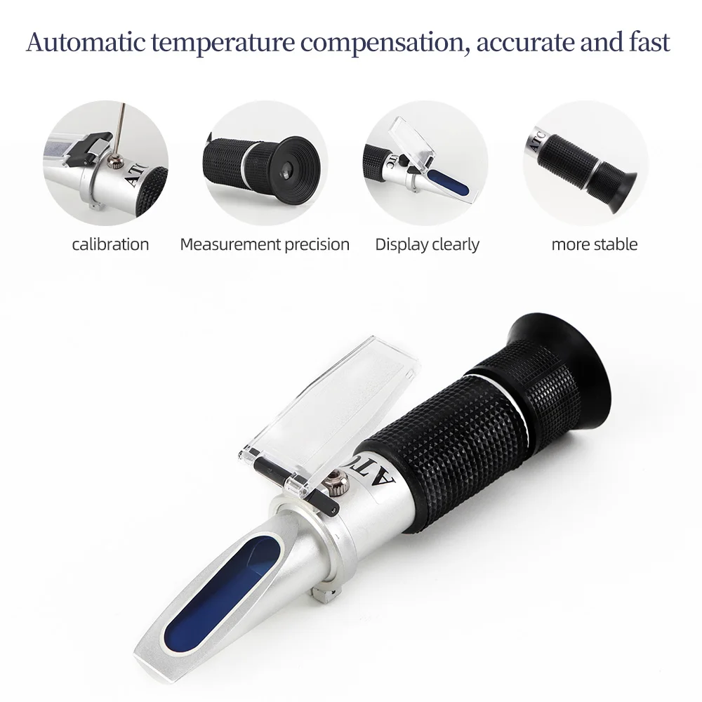 Handheld 0-80% Alcohol Refractometer For Spirits Household Liquor Brewing Refractometer Alcohol Concentration Detector