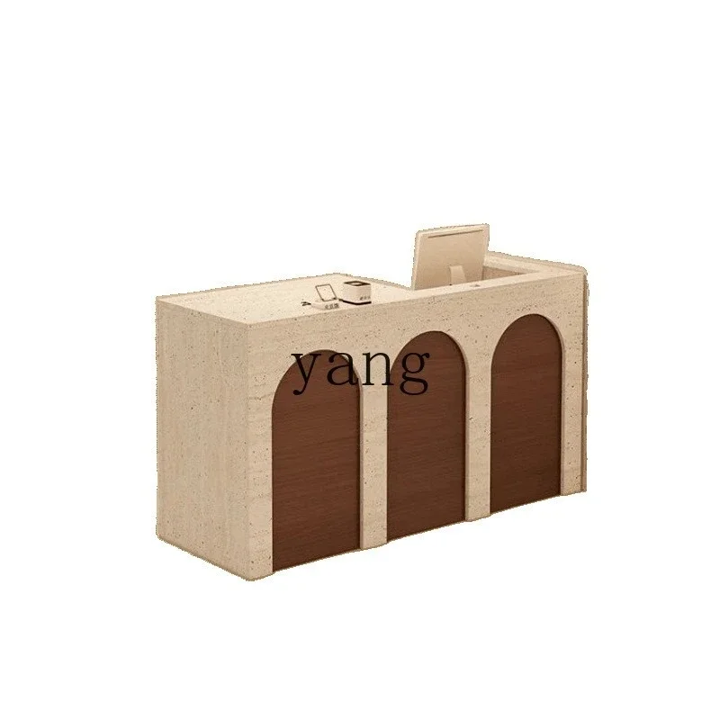 CX cashier Chinese ancient style light luxury nail salon small counter reception