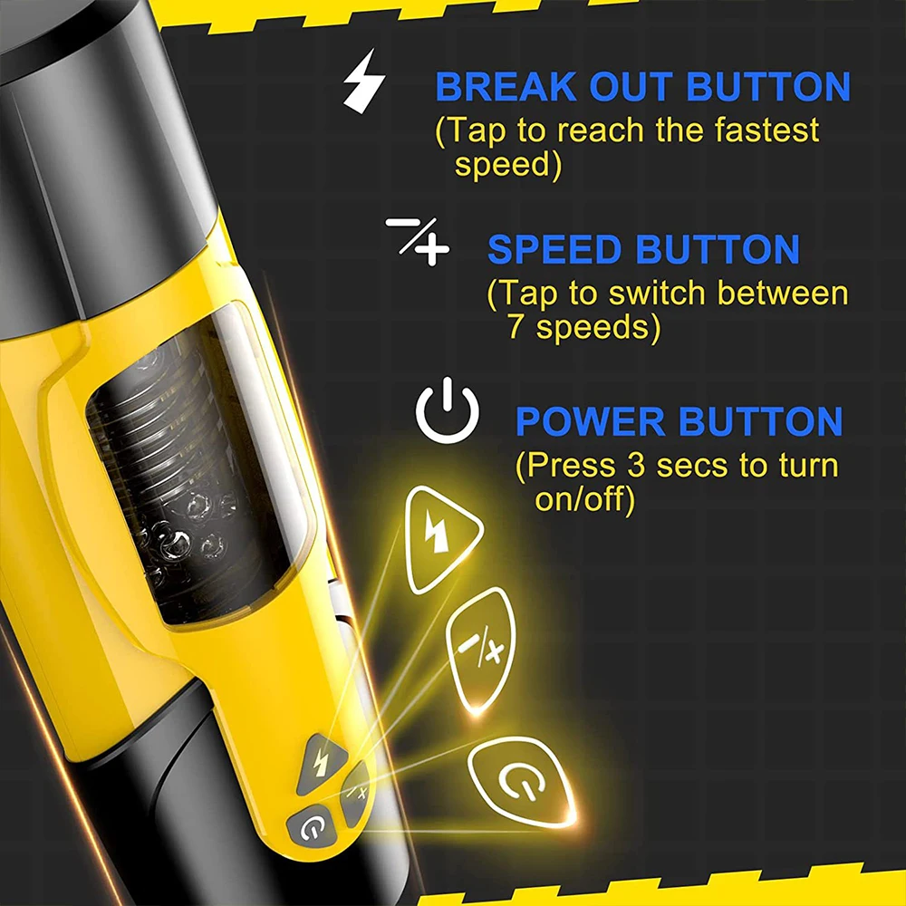 Automatic Thrusting Male Masturbator Vibration Penis Blowjob Machine pronunciation Masturbation Cup Pocket Pussy Sex toy - view 3