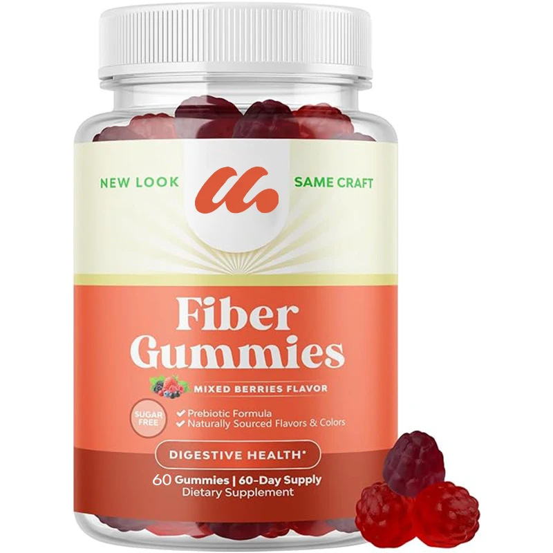 

Adult sugar free fiber gummies - containing prebiotic soluble chicory roots, providing immunity and digestion