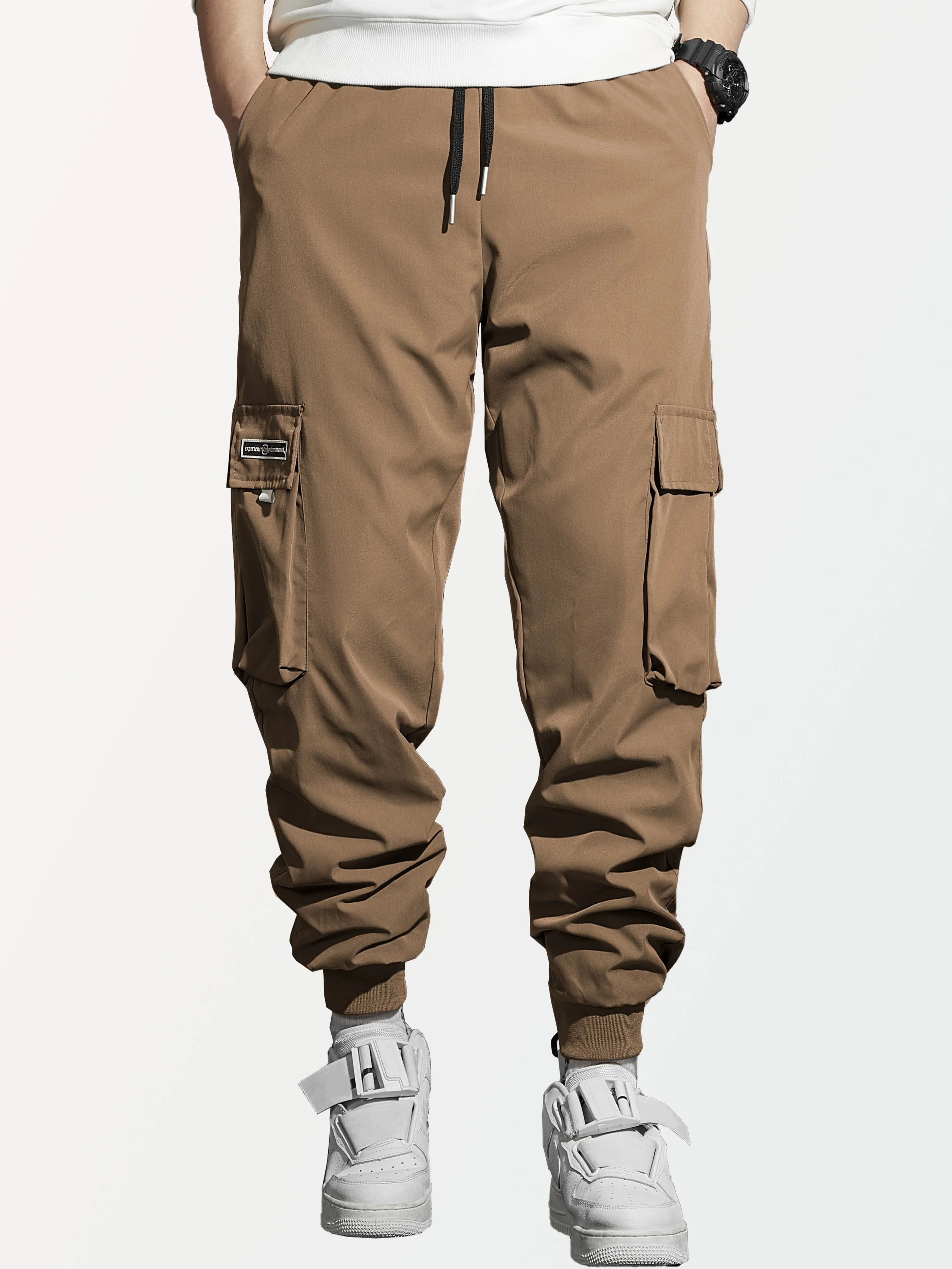 Calças Cargo Masculinas com Mú - Cargo Jogger Pants avaliação e preço