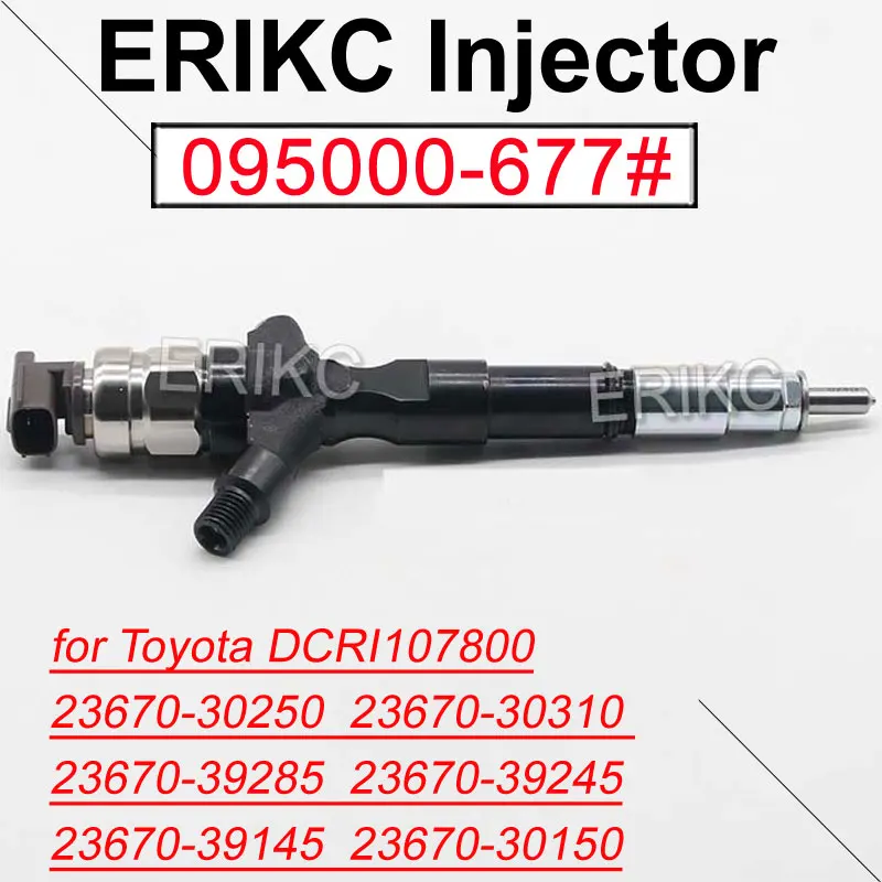 

095000-6770 Common Rail Injector Nozzle 095000-6771 Diesel Sprayer Injektor for Toyota DENSO DCRI107800 23670-39145 23670-30150