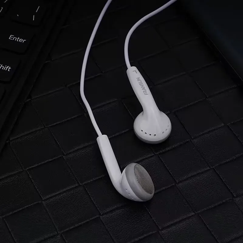 FRANSUN E10 Yuandao Earbud In Ear Earphone Dynamic Flat Head Earbud HIFI Bass Sound Quality Earphone 3.5mm Type C Earphone