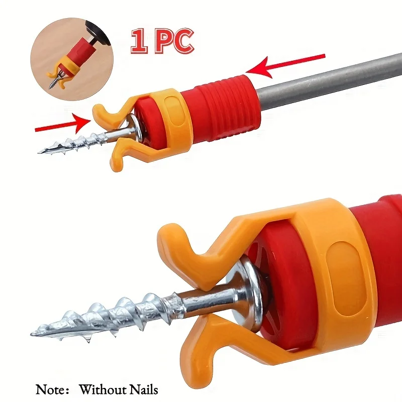 1/2pc Screw Fixer Holder - Universal Fixing Fixture Set For Woodworking Carpentry And Drill Screws - Plastic Screw Fixer Fixture