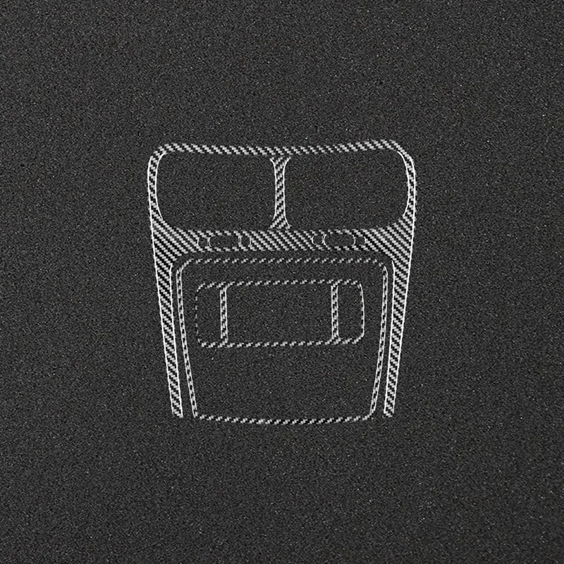 Carbon Fiber For Dodge Journey 2011-2017 Center Air Vent Multimedia Radio Trim Frame Sticker Cover Interior Accessories image 5