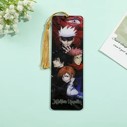 1pc Anime Jujutsu Kaisens Tassel Book Mark Gojo Acrylic Bookmarks, Fans Collection Stationery Read Marker