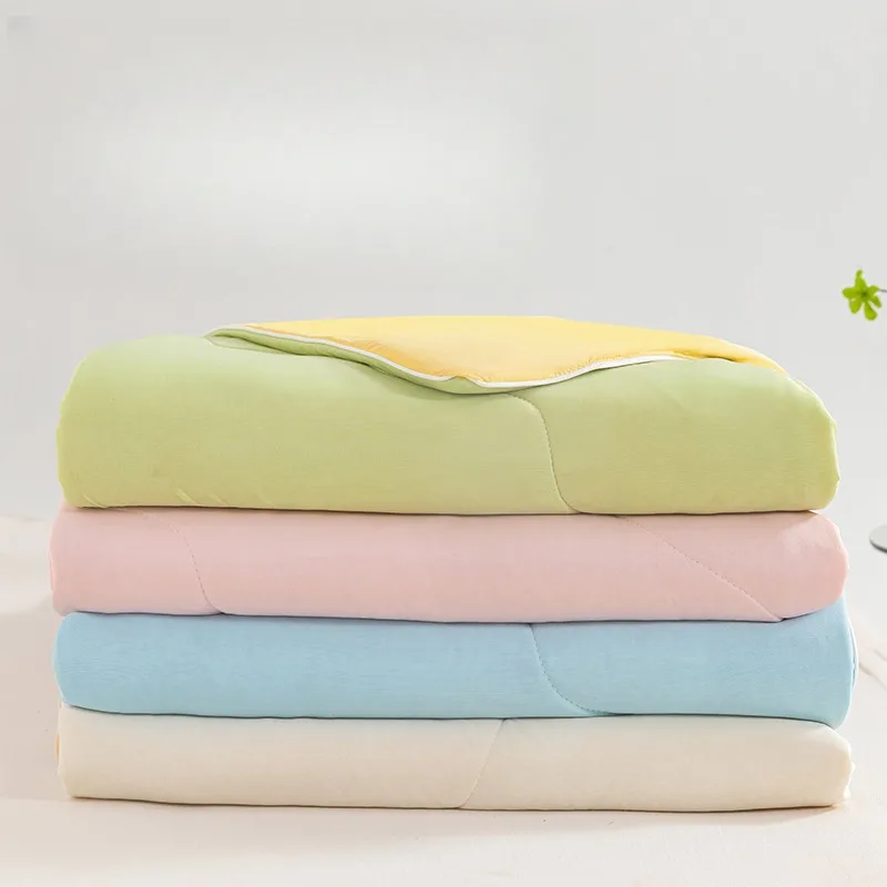 

2025 New Cool Air Conditioner Quilt Summer Cool Quilt Color Matching Washing Summer Quilt Summer Thin Quilt Comforter
