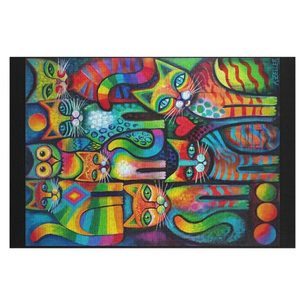

Owl and pussicats Jigsaw Puzzle With Personalized Photo Customized Picture Puzzle