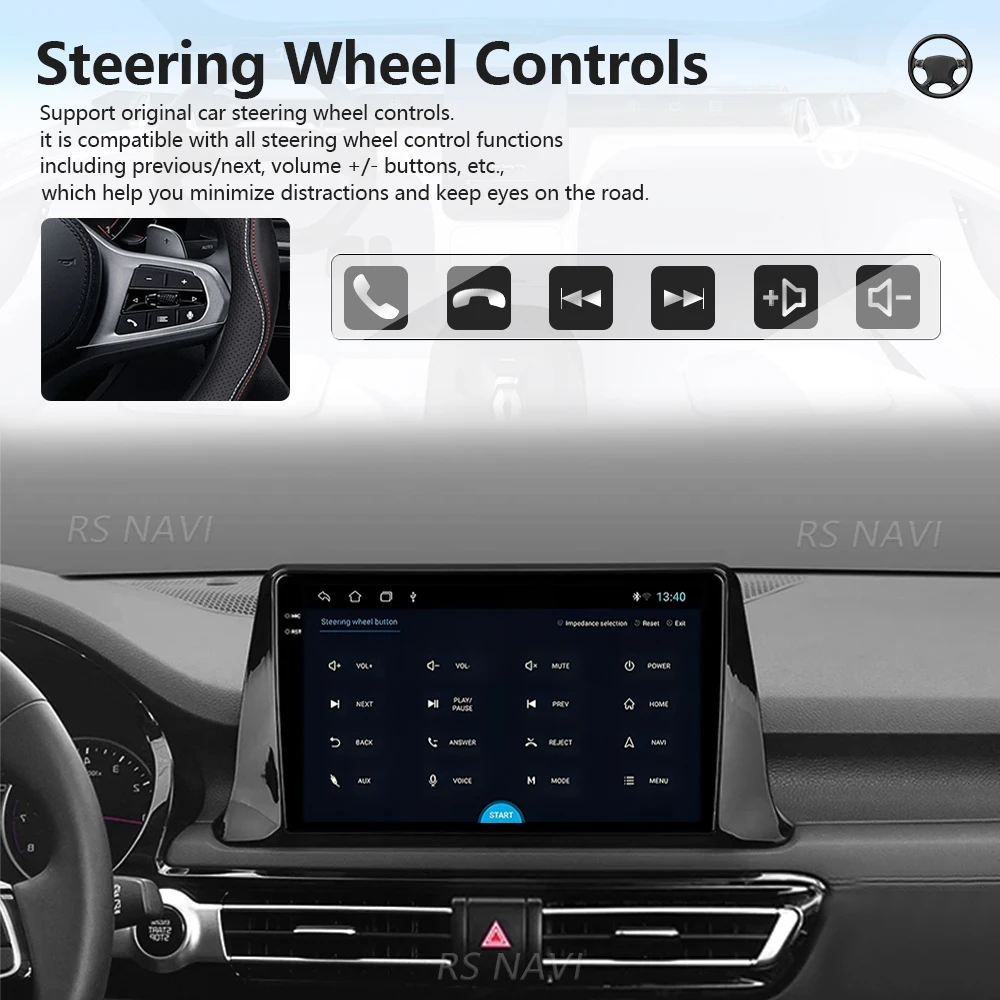 Android 16 For KIA Seltos 2016-2020 Carplay Auto Car Radio Player Plug and Play GPS Multimedia Stereo BT Snapdragon DVD GPS view 2