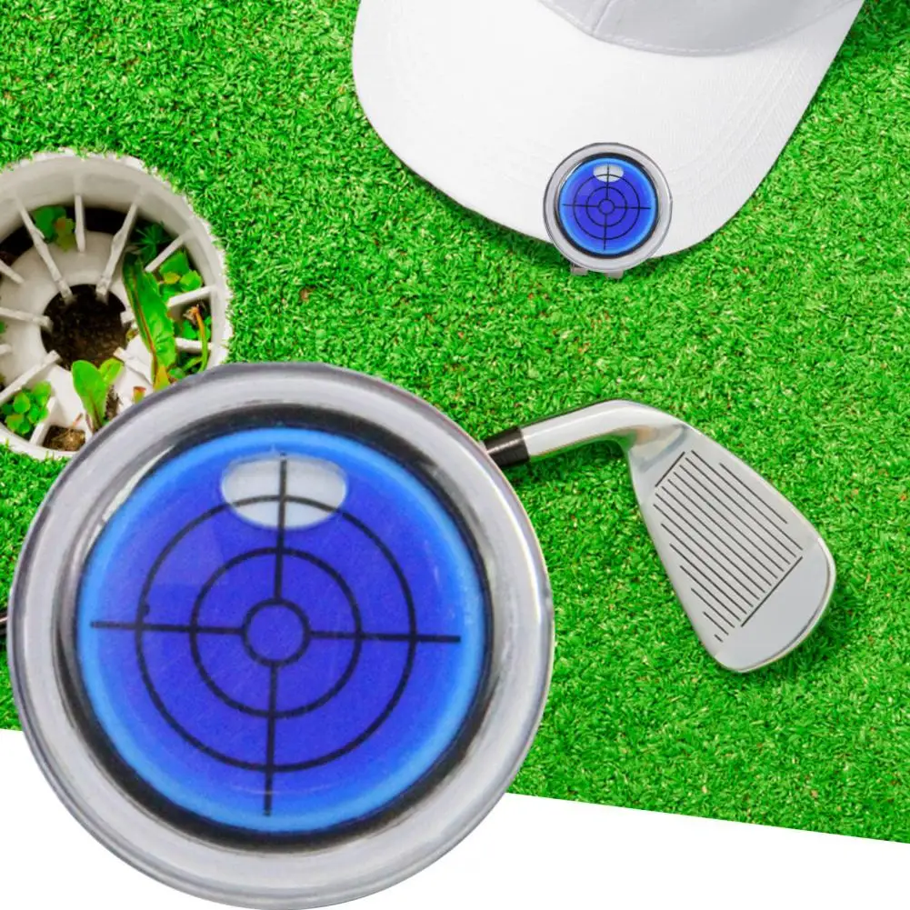 

Golf Ball Marker with Strong Magnet Magnetic Golf Ball Marker Hat Clip with Level Function Round Cap Clip for Golf for Golfers