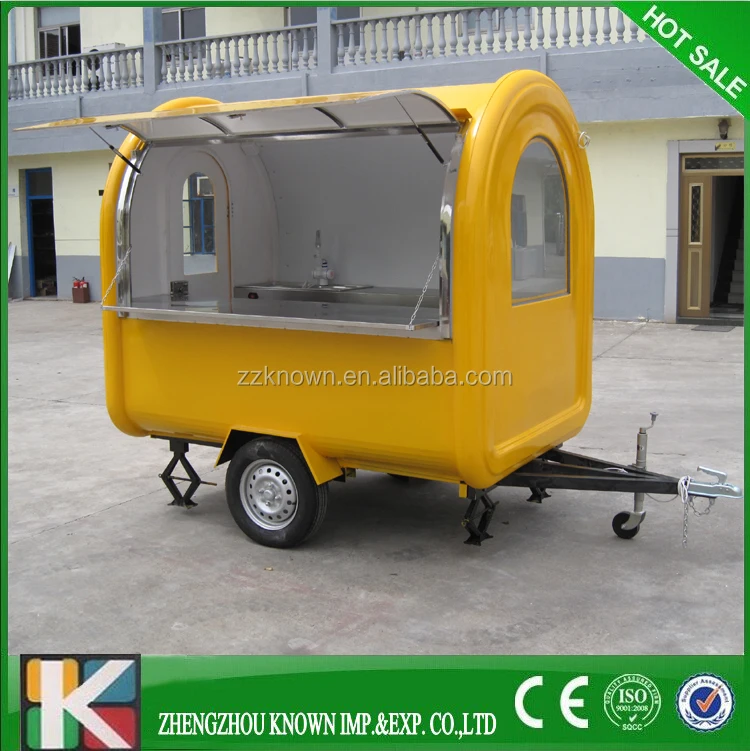 2023 mobile food cart with frozen yogurt machine/kiosks for fast food/ice cream/crepe/orange juice/hotdog