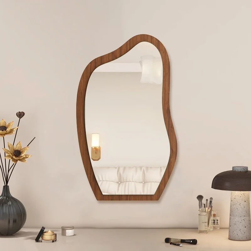 

Dressing Mirror Sticker Living Room Aesthetic Makeup Funky Luxury Bedroom Compact Mirror Trendy Spiegels Lustro Decoracao Quarto