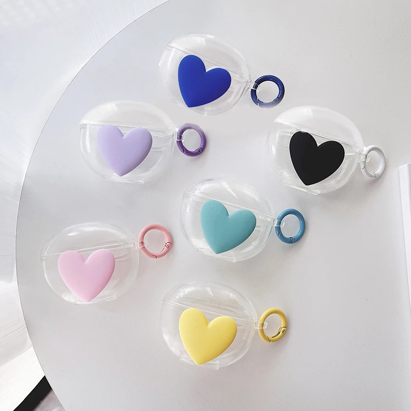 Красочный чехол Love для QCY T20/Ailypods/T17/T18, модный чехол, силиконовый прозрачный чехол для наушников QCY Ailypods, чехол