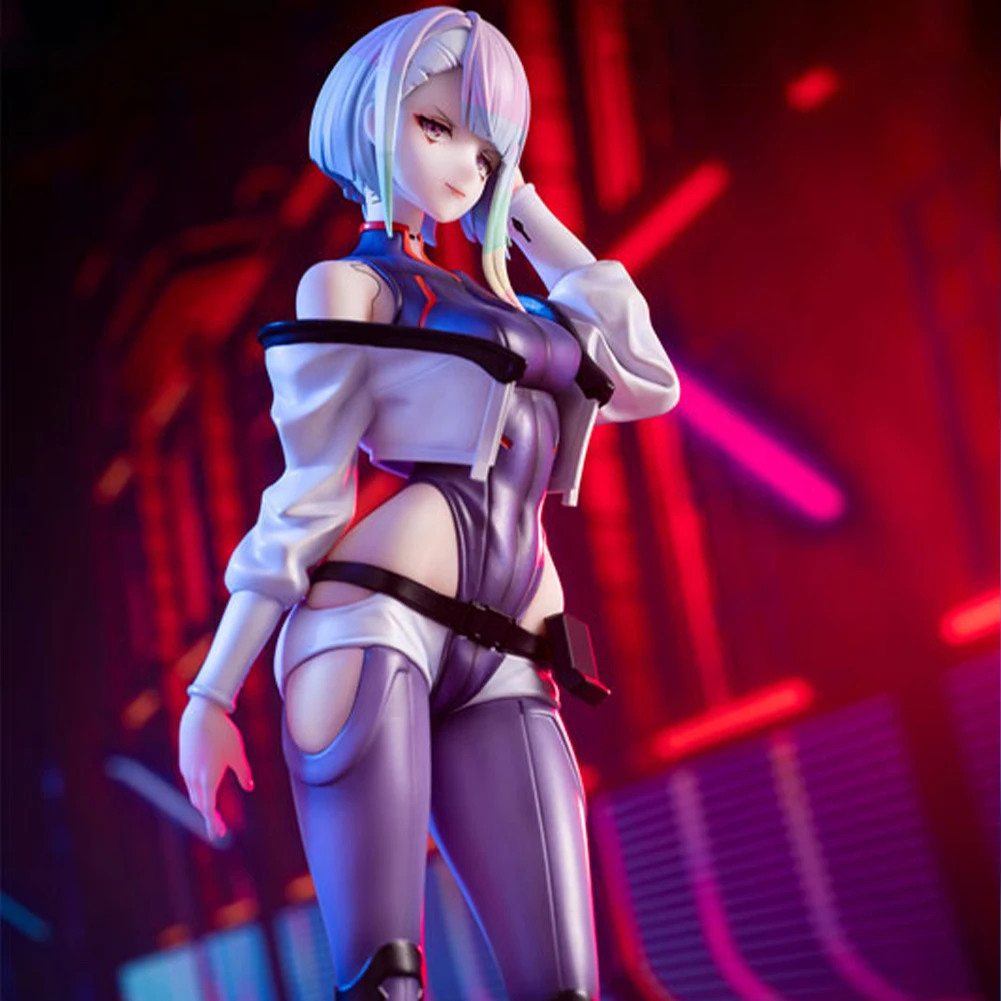 2077 figure David Martinez figure lucy action figure Rebecca figure PVC model statue orament beautiful girl 22CM collection gift