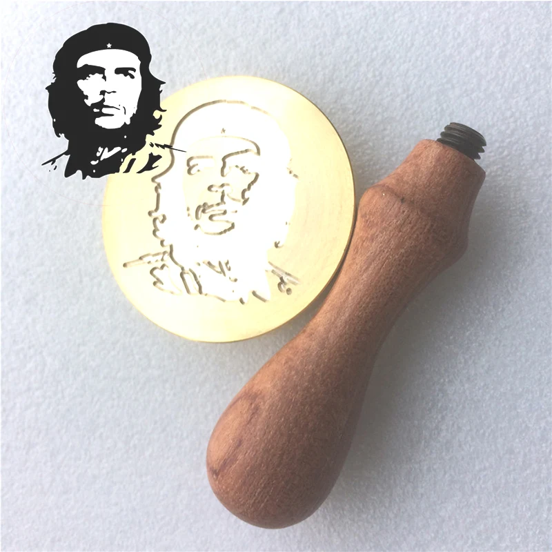 

Wax Stamp Che Guevara wood handle,DIY Ancient Seal Retro Stamp,Personalized Stamp Wax Seal High Quality