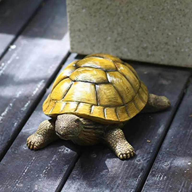Resin for Turtle Statue Fortune Lucky Fengshui Ornament Art Crafts Decor for Indoor Outdoor Garden Yard Decoration Figurine C5AD