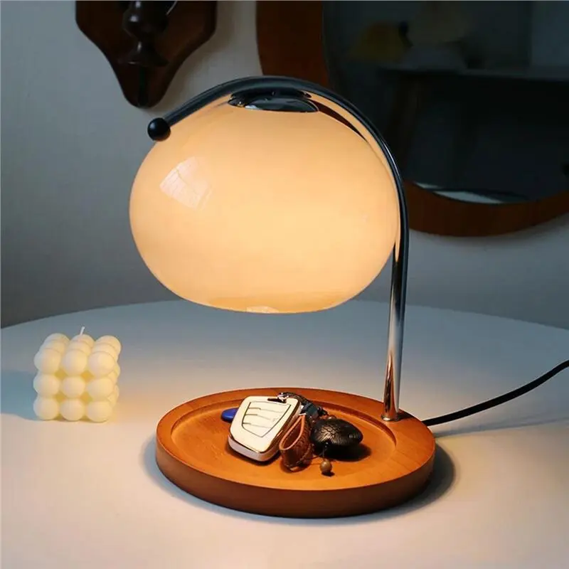 ABVG-Home Scented Jar Candles Table Lamp Aromatherapy Candlestick Retro Glass Melting Wax Lamp Heater US Plug