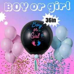15pcs Giant 36 Inch Gender Reveal Balloons, Large Black Balloons, Gender Reveal Party Decorations, Gender Reveal Party Ideas