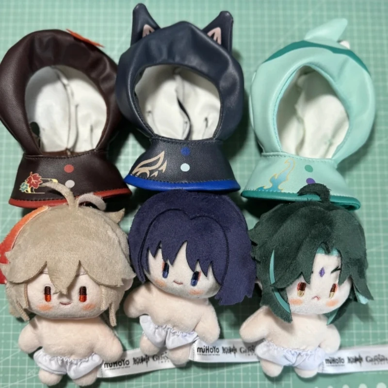 Подлинная серия Genshin Impact Fun In The Rain, плюшевая кукла, кулон, игровая фигурка Xiao Furina Wanderer Kazuha, милый декор, подарки