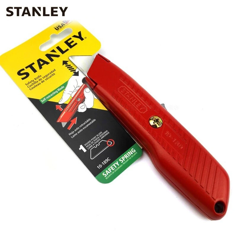 STANLEY 10-189-81 Self-Responding Universal Cutter Industrial Grade Hobby Knife Carving Knife Paper Cutting and Laminating Knife